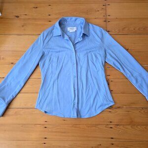 Ministry of Supply Women's Apollo Tailored Shirt - Light Blue